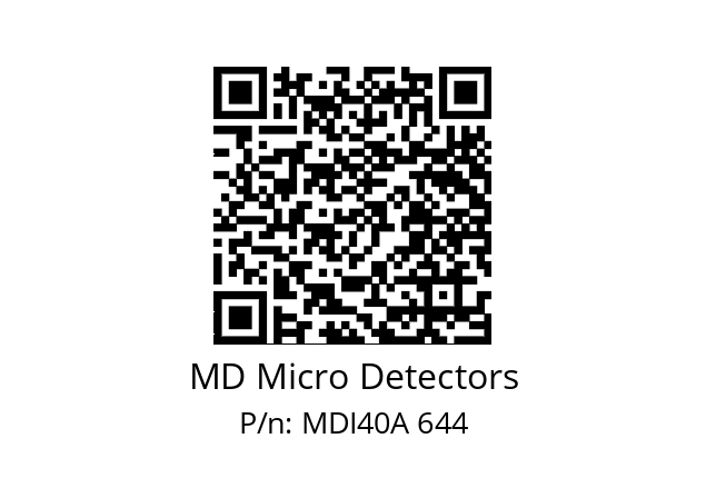  MDI40A1250S5/30P6SXPR0,3+M12.162 MD Micro Detectors MDI40A 644