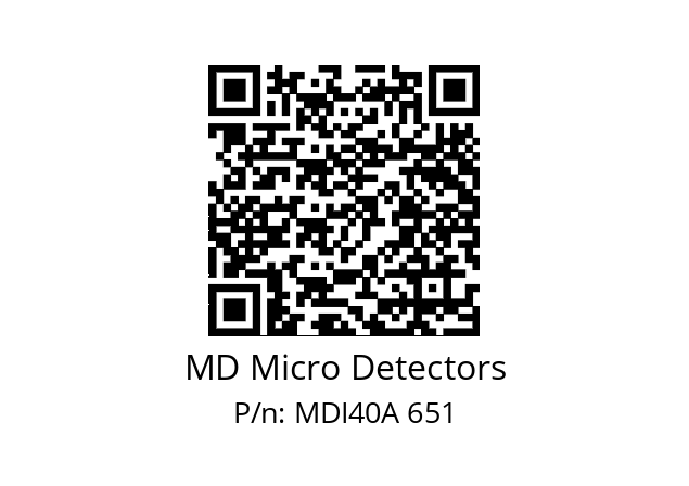  MDI40A2500S5/30P6SXPR0,3+M12.162 MD Micro Detectors MDI40A 651