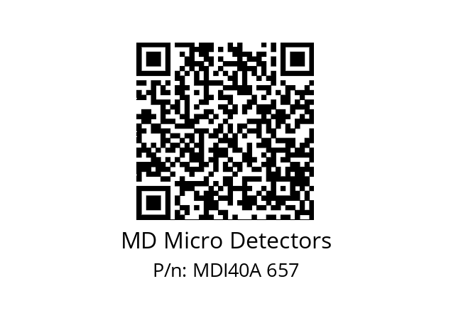  MDI40A240Z5/30P6SXPR0,3+M12.162 MD Micro Detectors MDI40A 657