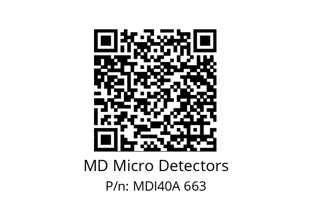  MDI40A480Z5/30P6SXPR0,3+M12.162 MD Micro Detectors MDI40A 663