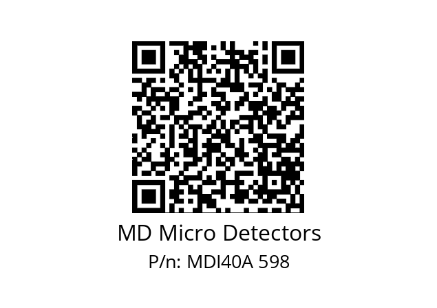  MDI40A300Z5/30L6XXPR0,3+M12.162 MD Micro Detectors MDI40A 598