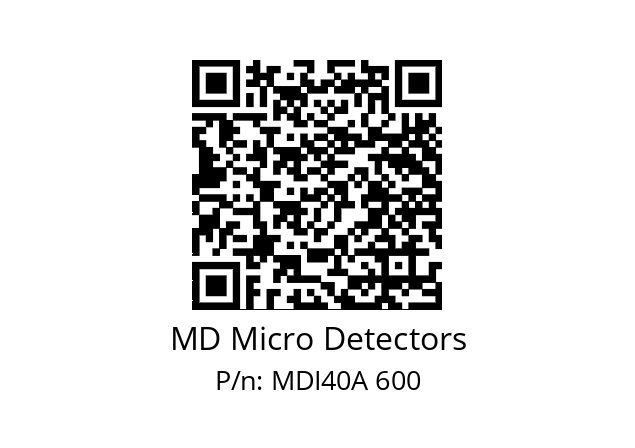  MDI40A400Z5/30L6XXPR0,3+M12.162 MD Micro Detectors MDI40A 600