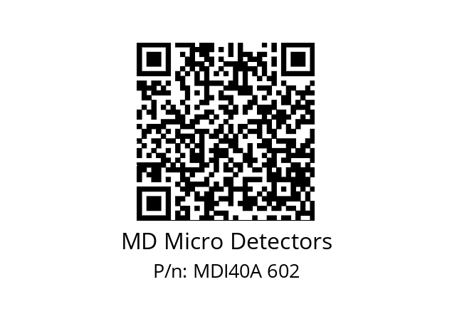  MDI40A500Z5/30L6XXPR0,3+M12.162 MD Micro Detectors MDI40A 602