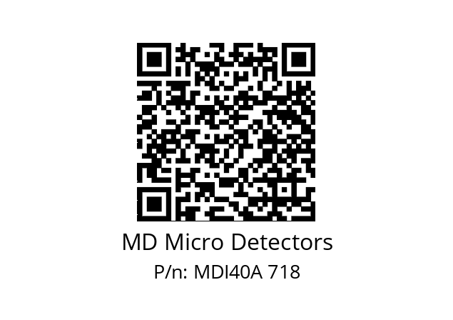  MDI40A200Z5/30L6SXPR0,3+M12.162 MD Micro Detectors MDI40A 718