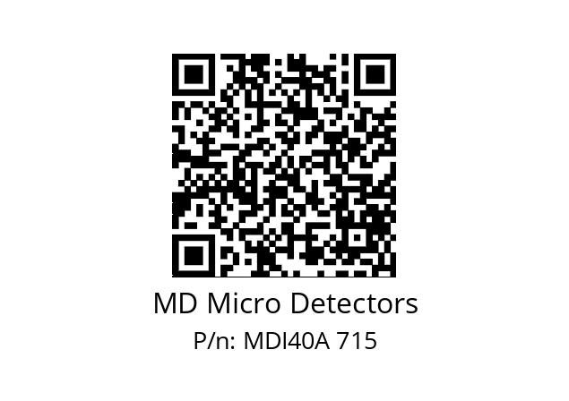  MDI40A120Z5/30L6SXPR0,3+M12.162 MD Micro Detectors MDI40A 715