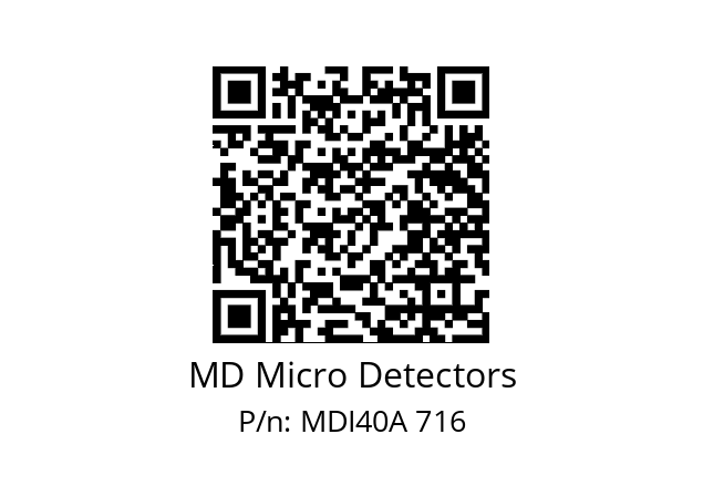  MDI40A128Z5/30L6SXPR0,3+M12.162 MD Micro Detectors MDI40A 716