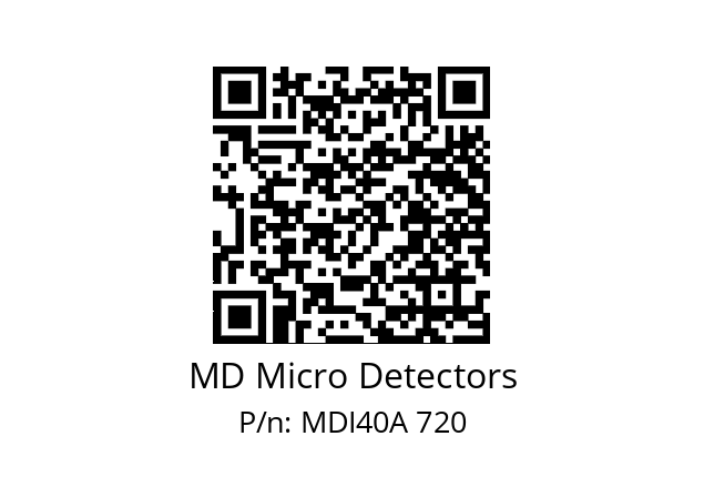  MDI40A250Z5/30L6SXPR0,3+M12.162 MD Micro Detectors MDI40A 720