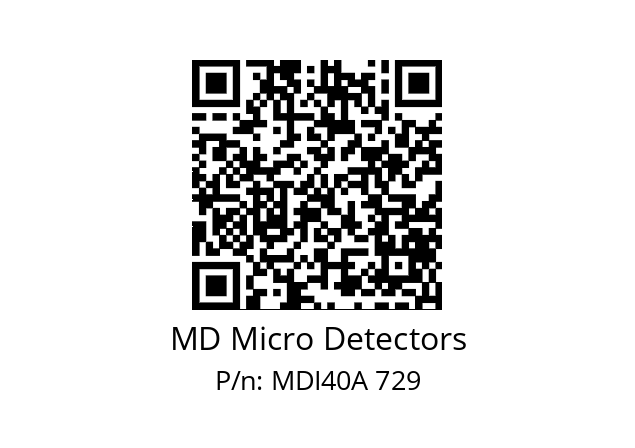  MDI40A625Z5/30L6SXPR0,3+M12.162 MD Micro Detectors MDI40A 729