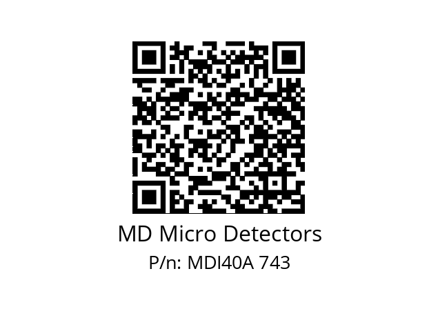  MDI40A2048Z5/30L6SXPR0,3+M12.162 MD Micro Detectors MDI40A 743