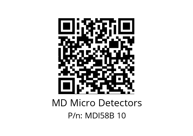  MDI58B360S5/30P6XXPR MD Micro Detectors MDI58B 10