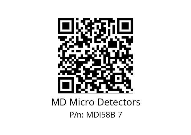  MDI58B250S5/30P6XXPR MD Micro Detectors MDI58B 7