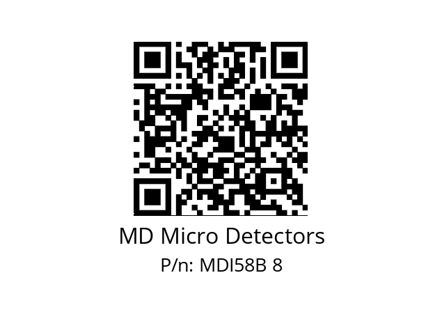  MDI58B256S5/30P6XXPR MD Micro Detectors MDI58B 8