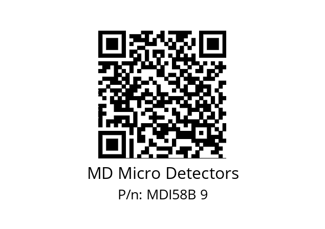  MDI58B300S5/30P6XXPR MD Micro Detectors MDI58B 9