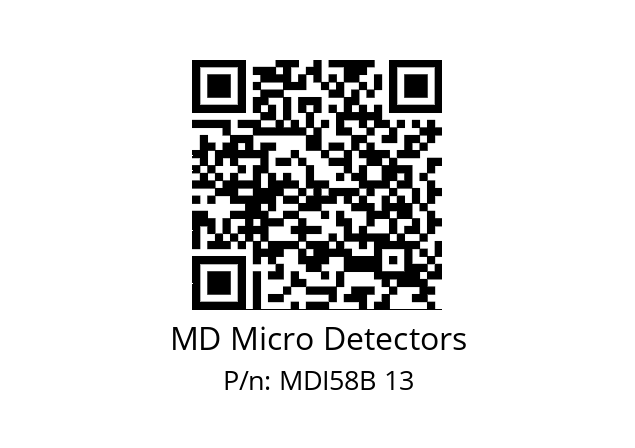  MDI58B500S5/30P6XXPR MD Micro Detectors MDI58B 13