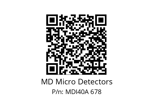  MDI40A1600Z5/30P6SXPR0,3+M12.162 MD Micro Detectors MDI40A 678