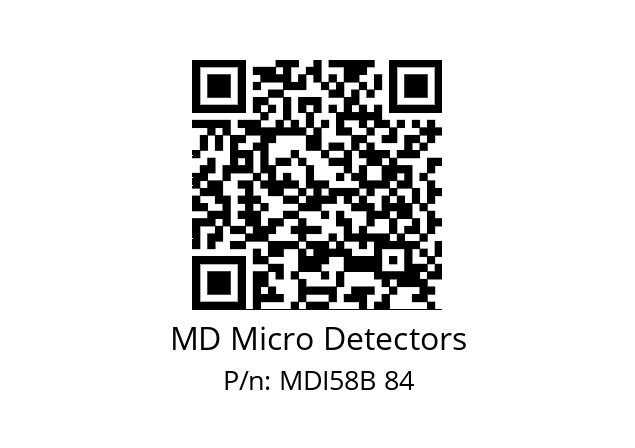  MDI58B1024S5/30P10XXPR MD Micro Detectors MDI58B 84