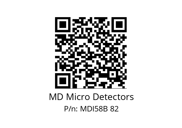  MDI58B900S5/30P10XXPR MD Micro Detectors MDI58B 82