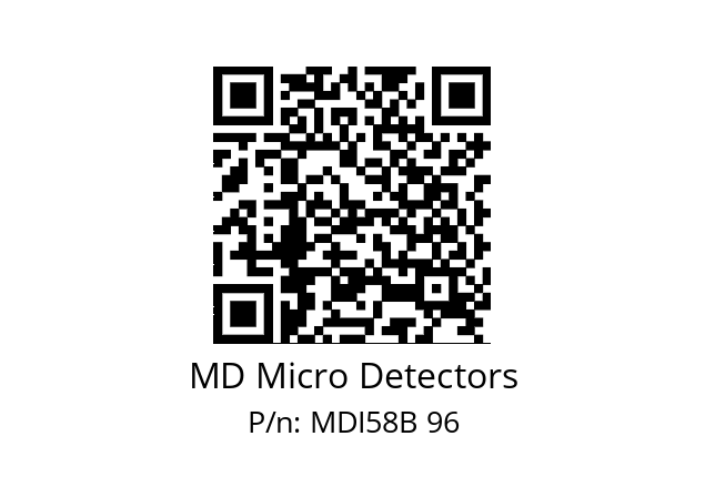  MDI58B128Z5/30P10XXPR MD Micro Detectors MDI58B 96