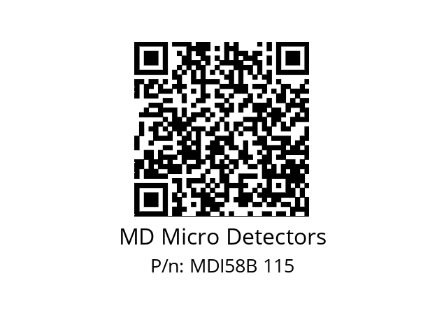  MDI58B1024Z5/30P10XXPR MD Micro Detectors MDI58B 115