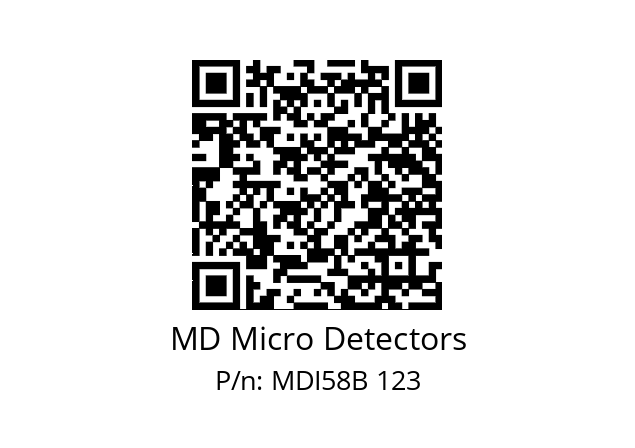  MDI58B2048Z5/30P10XXPR MD Micro Detectors MDI58B 123