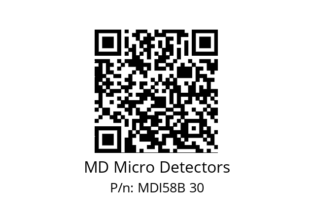  MDI58B2048S5/30P6XXPR MD Micro Detectors MDI58B 30