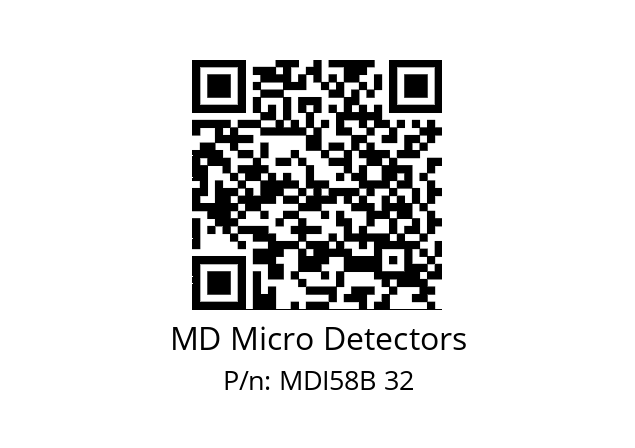  MDI58B100Z5/30P6XXPR MD Micro Detectors MDI58B 32