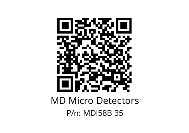  MDI58B150Z5/30P6XXPR MD Micro Detectors MDI58B 35