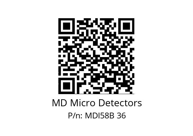  MDI58B200Z5/30P6XXPR MD Micro Detectors MDI58B 36