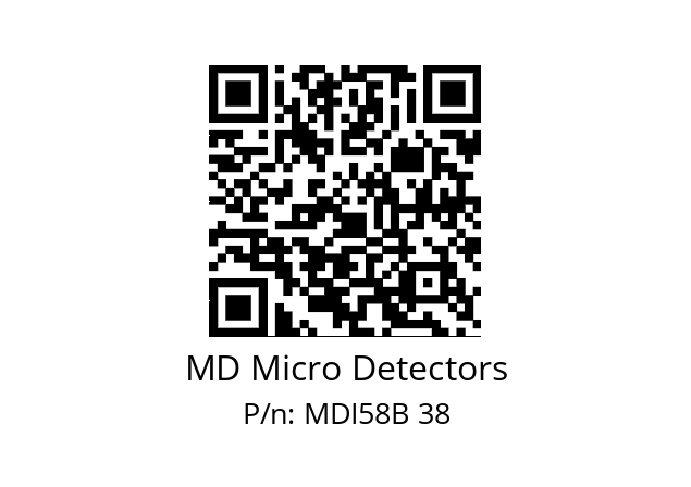  MDI58B250Z5/30P6XXPR MD Micro Detectors MDI58B 38