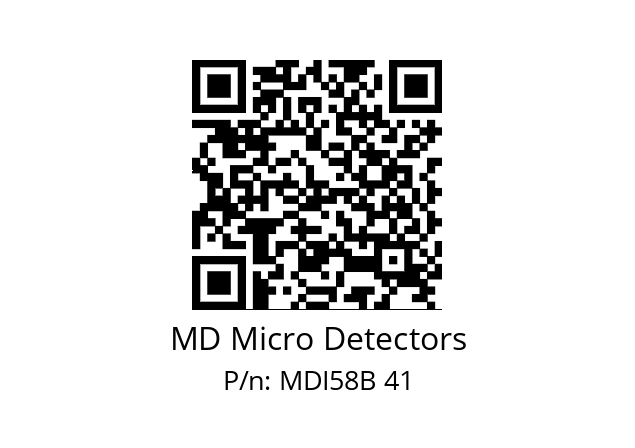  MDI58B360Z5/30P6XXPR MD Micro Detectors MDI58B 41