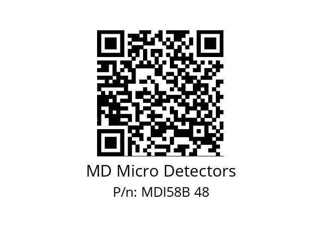  MDI58B720Z5/30P6XXPR MD Micro Detectors MDI58B 48