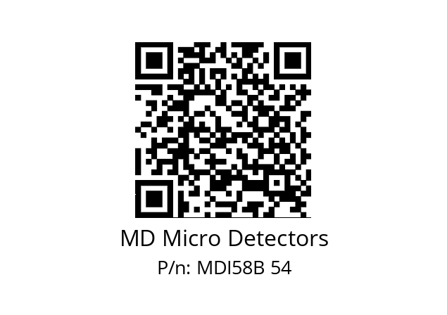  MDI58B1200Z5/30P6XXPR MD Micro Detectors MDI58B 54