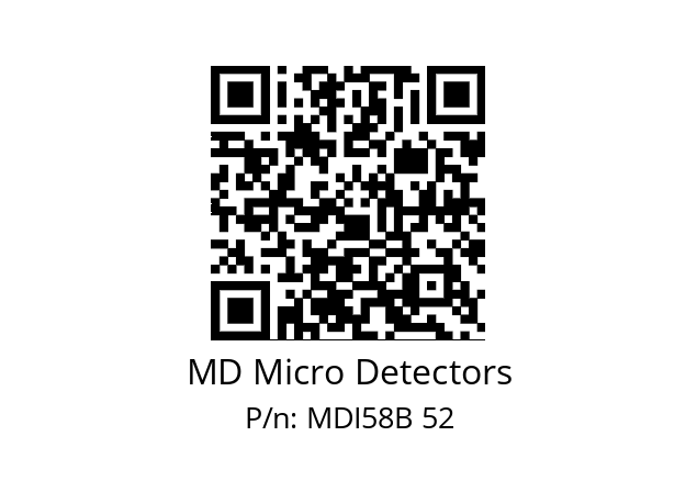  MDI58B1000Z5/30P6XXPR MD Micro Detectors MDI58B 52