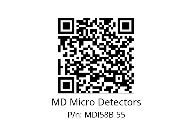  MDI58B1250Z5/30P6XXPR MD Micro Detectors MDI58B 55