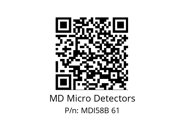  MDI58B2048Z5/30P6XXPR MD Micro Detectors MDI58B 61