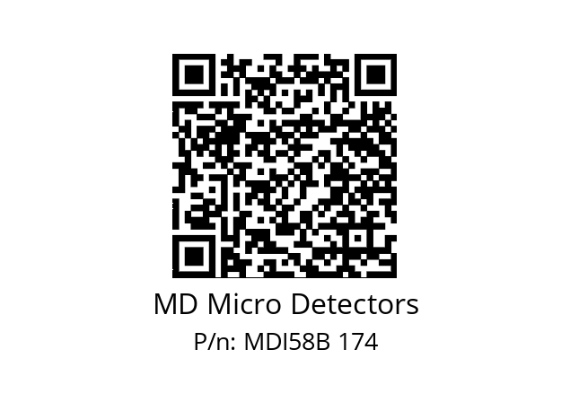  MDI58B800Z5/30P6SXPR MD Micro Detectors MDI58B 174