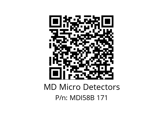  MDI58B625Z5/30P6SXPR MD Micro Detectors MDI58B 171