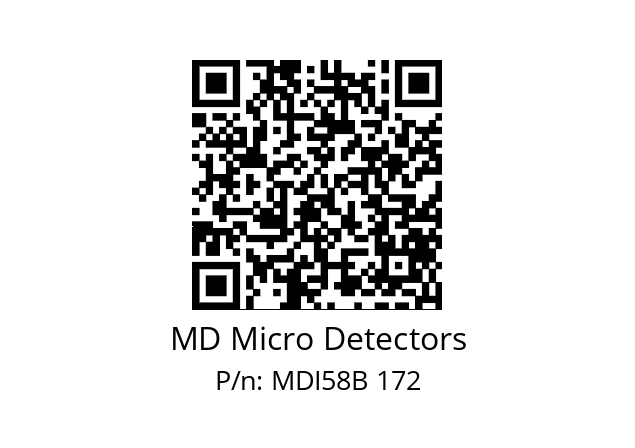  MDI58B720Z5/30P6SXPR MD Micro Detectors MDI58B 172