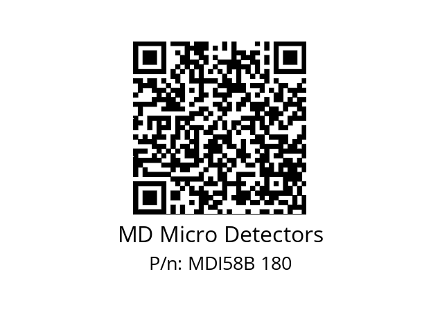  MDI58B1440Z5/30P6SXPR MD Micro Detectors MDI58B 180