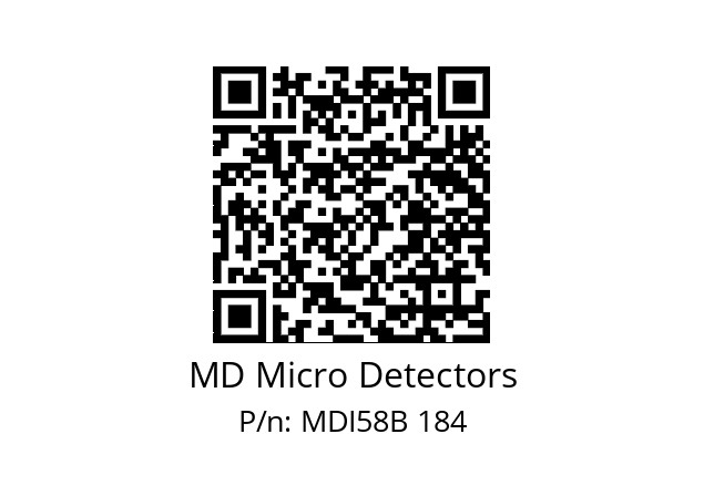  MDI58B2000Z5/30P6SXPR MD Micro Detectors MDI58B 184