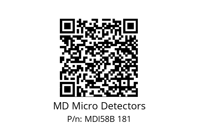  MDI58B1500Z5/30P6SXPR MD Micro Detectors MDI58B 181