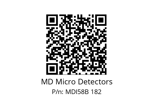  MDI58B1600Z5/30P6SXPR MD Micro Detectors MDI58B 182