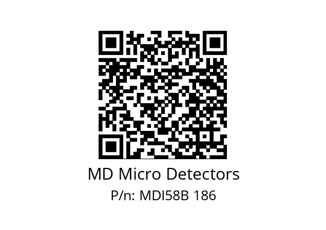  MDI58B2500Z5/30P6SXPR MD Micro Detectors MDI58B 186