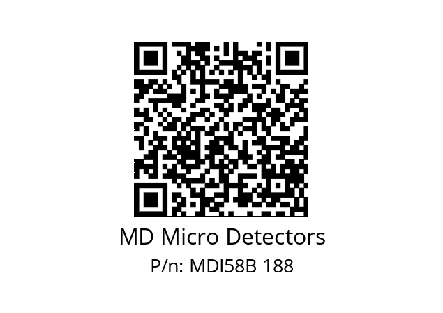  MDI58B120S5/30P10SXPR MD Micro Detectors MDI58B 188