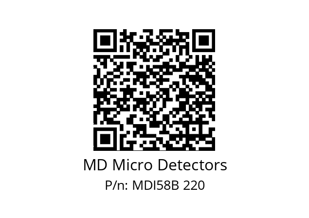  MDI58B128Z5/30P10SXPR MD Micro Detectors MDI58B 220