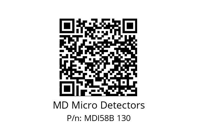  MDI58B240S5/30P6SXPR MD Micro Detectors MDI58B 130