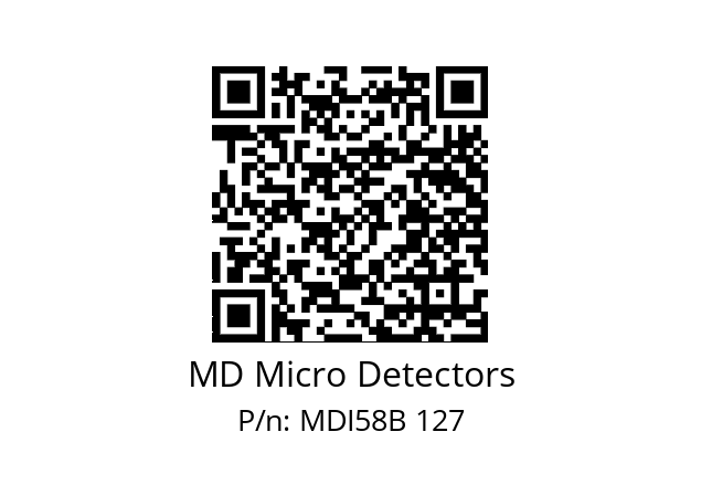  MDI58B128S5/30P6SXPR MD Micro Detectors MDI58B 127