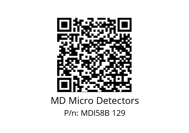  MDI58B200S5/30P6SXPR MD Micro Detectors MDI58B 129