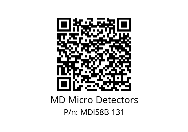  MDI58B250S5/30P6SXPR MD Micro Detectors MDI58B 131