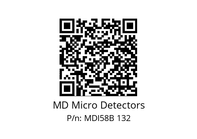  MDI58B256S5/30P6SXPR MD Micro Detectors MDI58B 132